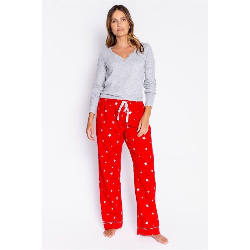 ピージェイサルベージ レディース ボトムス カジュアルパンツ PJ Salvage Salvage Starry Pant Rot