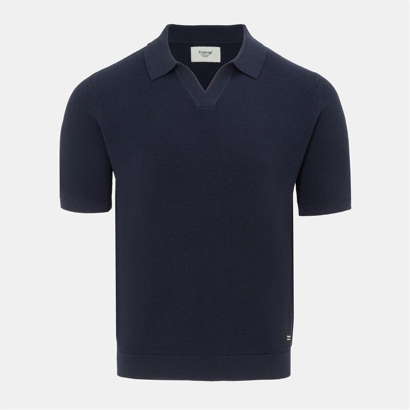 ファイヤートラップ メンズ トップス ポロシャツ Firetrap Polo Striped Classic Collared T Shirt Blue ブルー