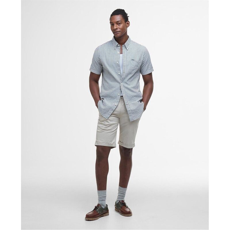 バブアー メンズ ボトムス ハーフパンツ・ショーツ Barbour Chino Short Mist GY18