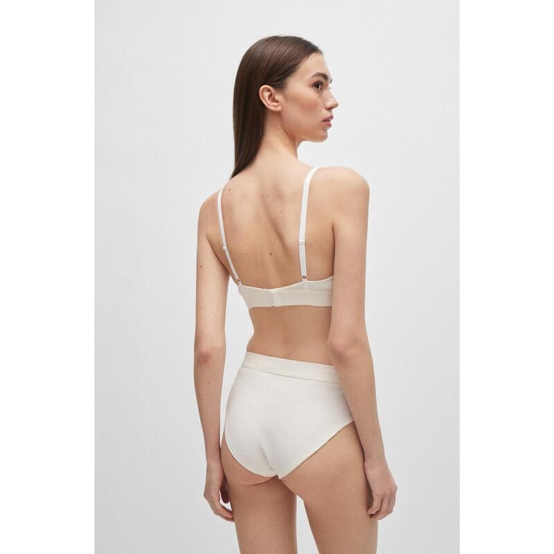 フューゴ レディース アンダーウェア ブラジャー Hugo Triangle Red Label 10241852 02 Bralette Womens Medium Grey グレー