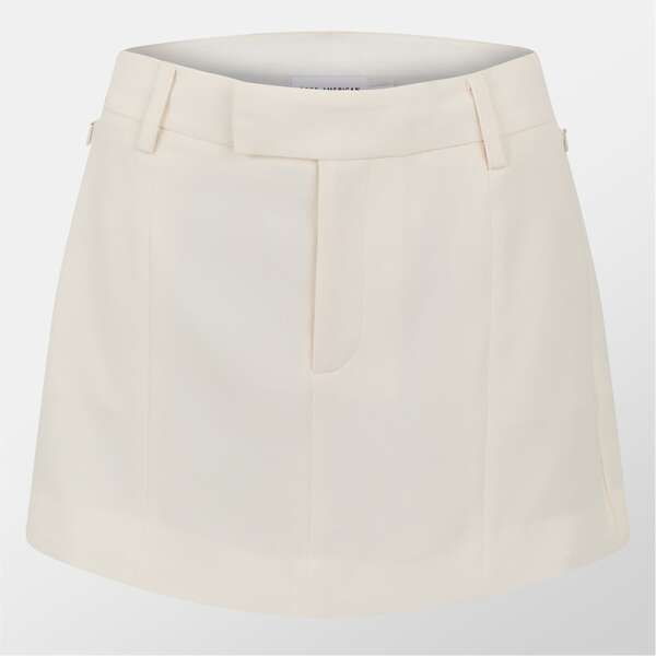 グッドアメリカン レディース ボトムス スカート ミニ GOOD AMERICAN Good Suiting mini Ld52 cloud white001