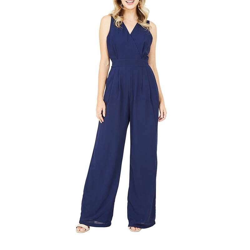 ユミキム レディース トップス ワンピース ジャンプスーツ Yumi Navy Wrap Jumpsuit Navy ネイビー