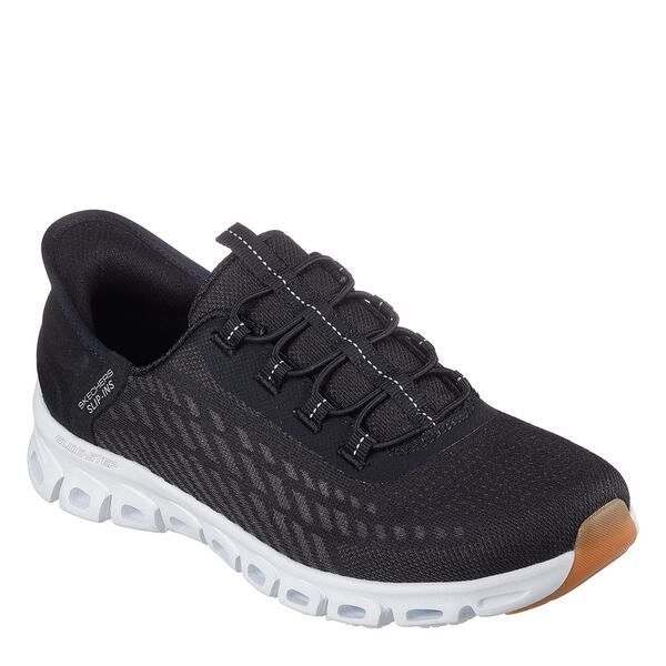 スケッチャーズ レディース シューズ スニーカー Skechers Slip In Glide Step Tranq Womens Trainers BlackWhiteGum ホワイト