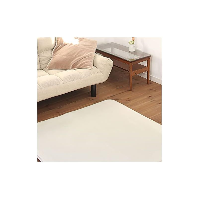 布団と寝具専門店カラーズ 低反発ラグマット アイボリー 100×140cm A715-TH100MAT-IV