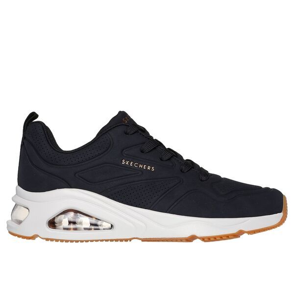 スケッチャーズ レディース シューズ スニーカー Skechers TresAir Uno RevolutionAiry Blk DrSde Tex