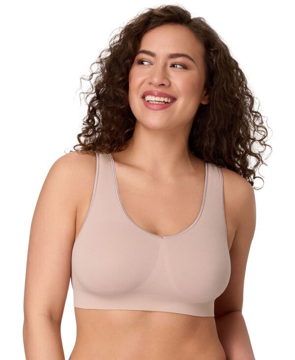 バリ レディース アンダーウェア ブラジャー Bali Womens One Smooth U Wireless Bralette Evening Blush ブラッシュ