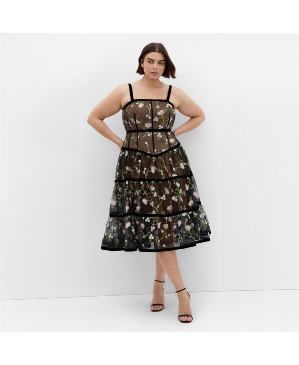 シティーシック レディース トップス ワンピース プラスサイズ CITY CHIC Womens Plus Size Splendour Dress Splendour