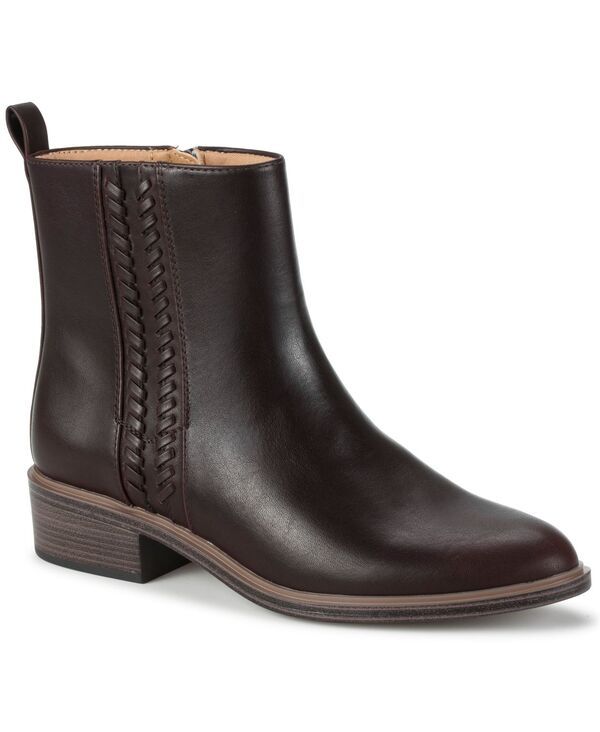 ベアトラップス レディース シューズ ブーツ・レインブーツ ヒール Baretraps Womens Avana Block Heel Booties Dark Brown ブラウン