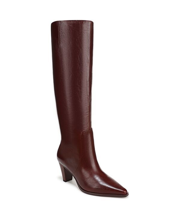 フランコサルト レディース シューズ ブーツ・レインブーツ トール ブーツ Franco Sarto Womens Jaycen Pointed Toe Zip Tall Boots Mahogany Red Leather レッド 26,128円