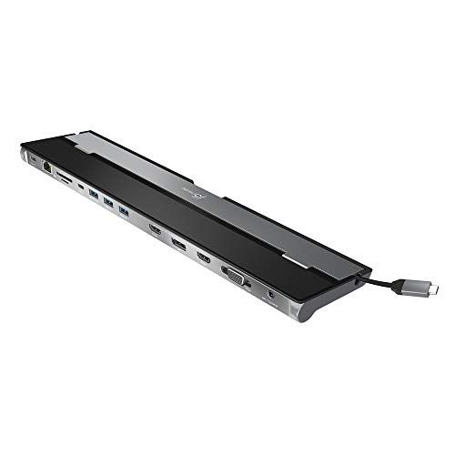 j5create USB C 13in1 ドッキングステーション USB C 4K HDMI 4K DPトリプルディスプレイ USB Ax 3 5Gbps PD100W DisplayPort HDMI VGA LAN SD/MicroSD 3.5mmDP t