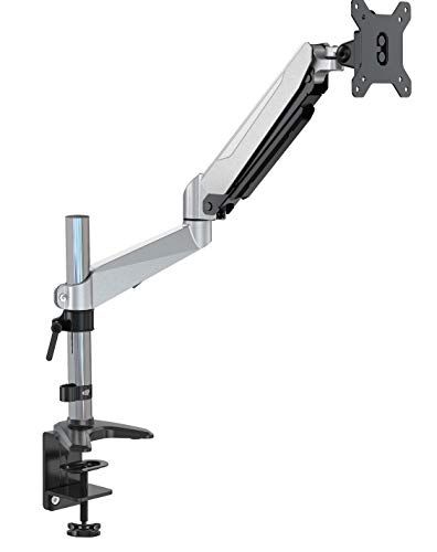 JAPANNEXT モニターアームガス式液晶ディスプレイアーム クランプ対応 15-32インチ対応 耐荷重8kg 4軸 垂直 水平 多関節 JN-GM312DVt
