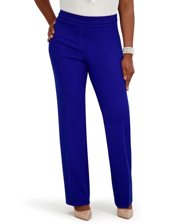 カスパール レディース ボトムス カジュアルパンツ パンツ Kasper Womens PullOn Trousers Royal