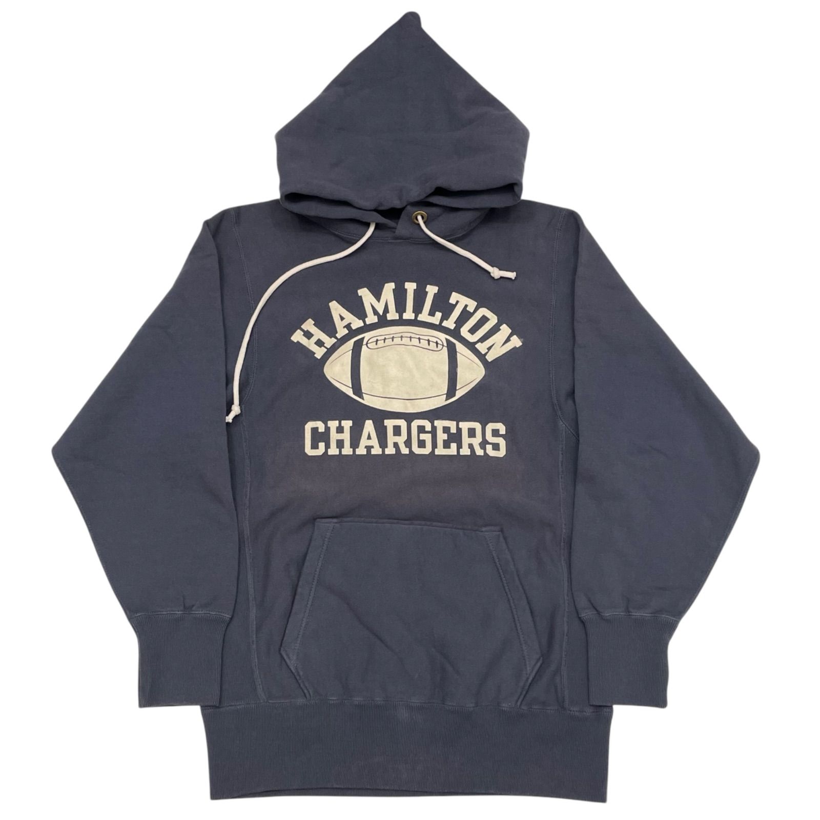 未使用品 Mサイズ WAREHOUSE DOUBLE WORKS ウェアハウス ダブルワークス スウェット パーカー HAMILTON CHARGERS