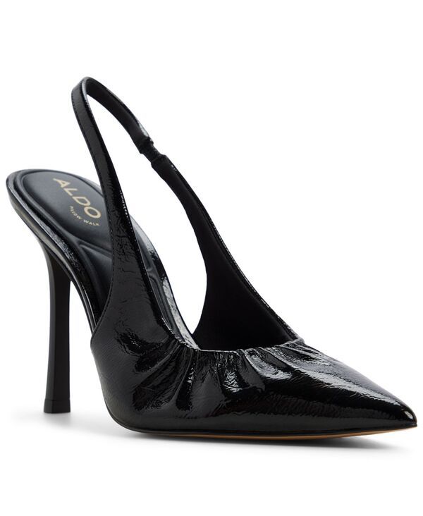 アルド レディース シューズ パンプス ALDO Womens Mystie Pointed Toe Slingback Pumps Black Patent ブラック