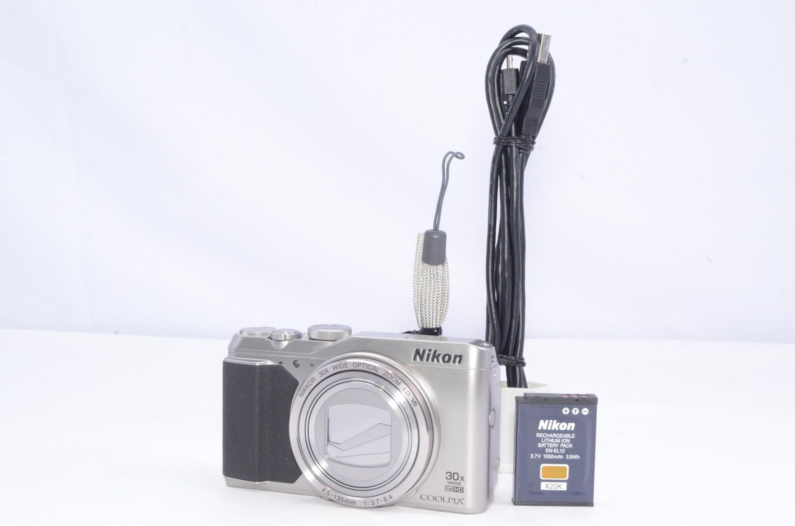 Nikon COOLPIX S9900 シルバー 光学30倍 動作確認済み 実用良好 付属品