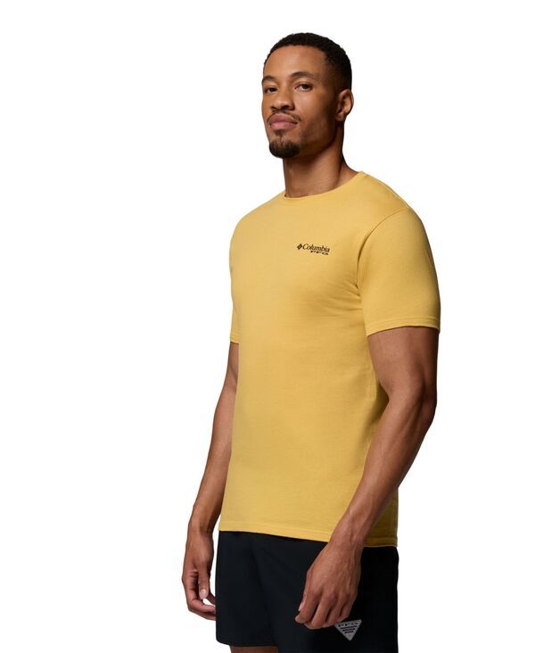 コロンビア メンズ トップス Tシャツ グラフィック Columbia Mens Frequent Graphic TShirt Mustard マスタード