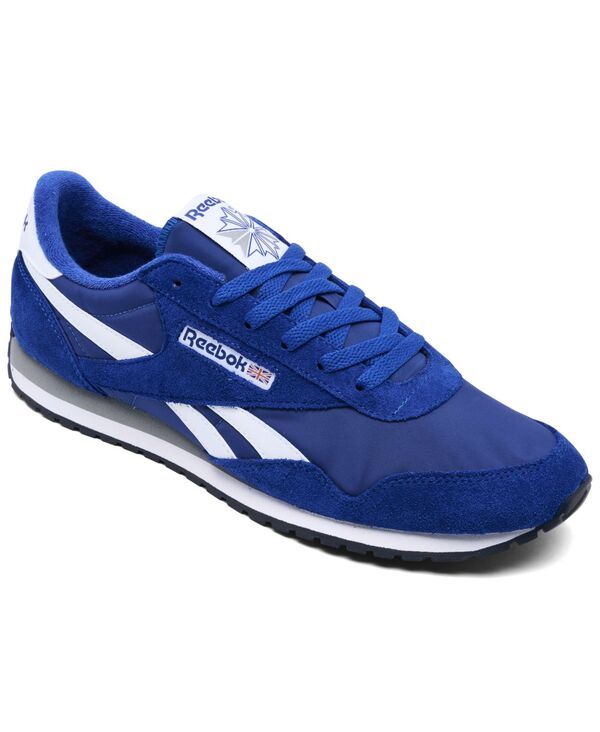 リーボック メンズ シューズ スニーカー Reebok Mens Classic AZ Casual Sneakers from Finish Line Blue White Gray ホワイト