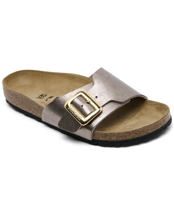 ビルケンシュトック レディース シューズ スニーカー サンダル Birkenstock Womens Catalina Luxe Buckle BirkoFlor Sandals from Finish Line Graceful Taupe トープ