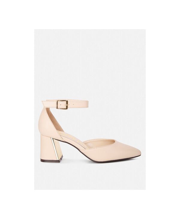 ロンドンラグ レディース シューズ サンダル トール レザー フェイクレザー ヒール London Rag Myla Faux Leather Metallic Sling Heeled Sandals Women Light beige ベージュ 18,855円