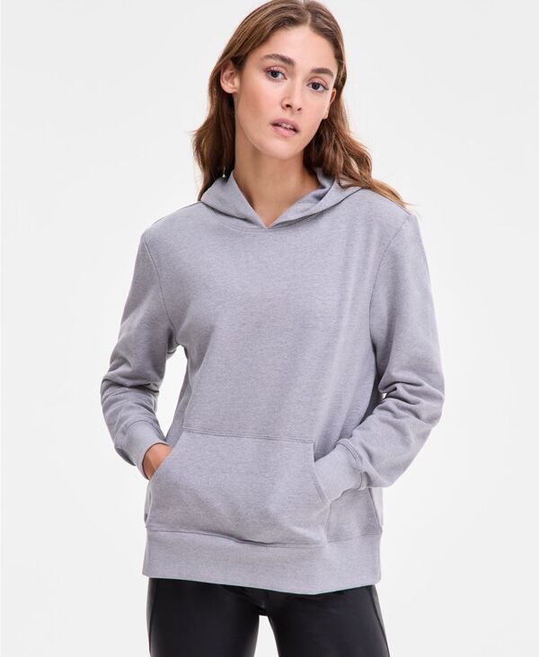 イデオロギー レディース アウター パーカー・スウェット フリース パーカー ID Ideology Womens KangarooPocket Fleece Hoodie Grey Heather グレー