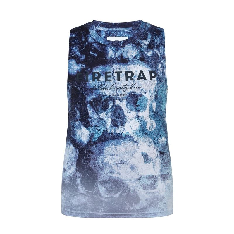 ファイヤートラップ メンズ トップス シャツ ベスト Firetrap Sub Vest Sn43 Skull