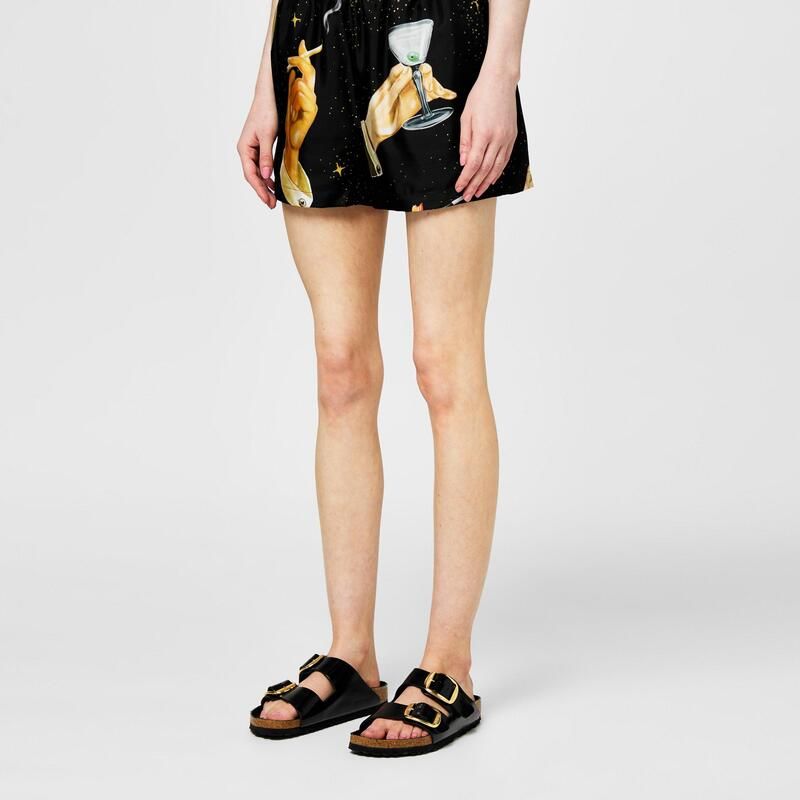 ビルケンシュトック レディース シューズ サンダル Birkenstock Arizona Big Buckle High Shine Hi Shine Black ブラック