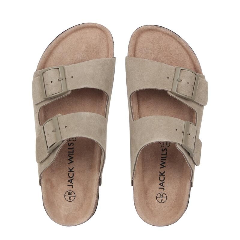 ジャック ウィルス レディース シューズ サンダル Jack Wills JW Cork Strap Flat Sandals Taupe トープ 12,395円