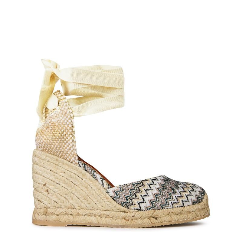 ミッソーニ レディース シューズ サンダル MISSONI Eva Wave Espadrilles Wave Green グリーン