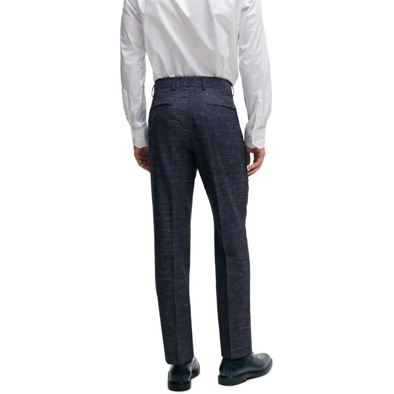 ボス メンズ ボトムス カジュアルパンツ スリムフィット Boss Mens H Geniuslim Fitrousers Dark Blue ブルー