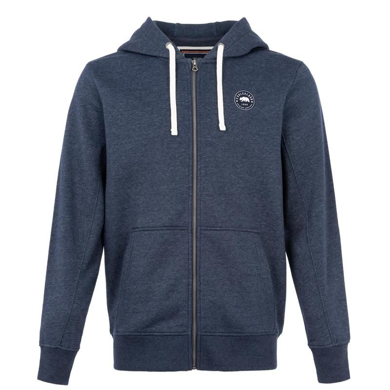 ソウルカル メンズ アウター ニット・セーター パーカー SoulCal Signature Zip Hoodie Indigo Marl マール
