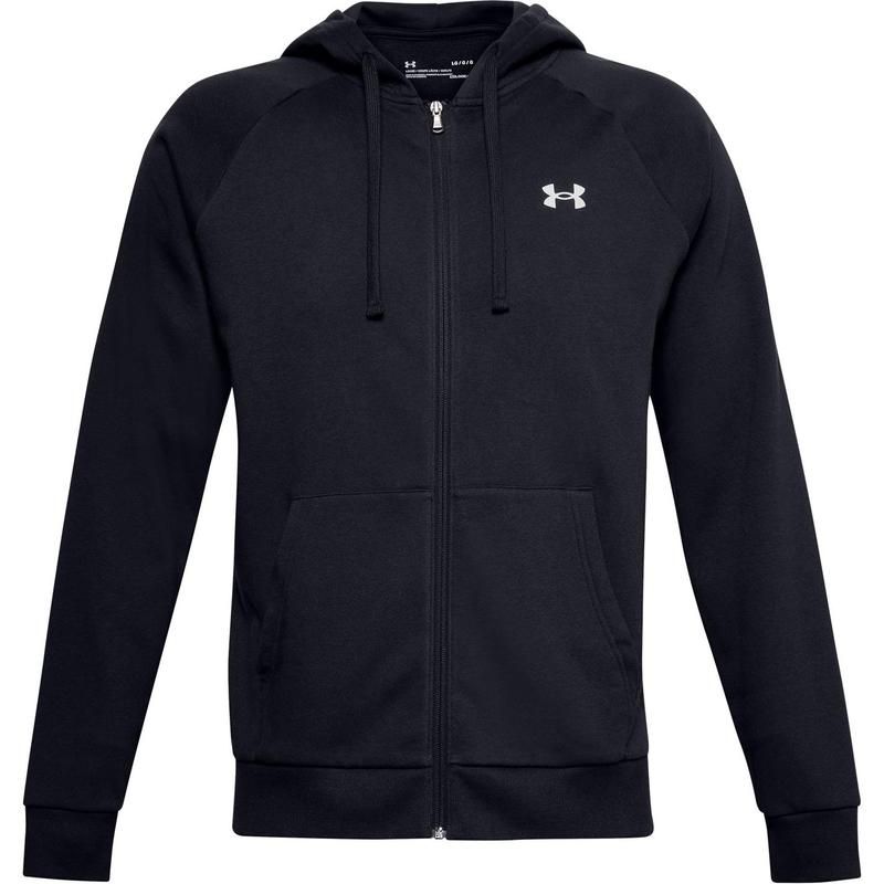 アンダーアーマー メンズ アウター パーカー・スウェット Under Armour Rival Full Zip Hoody Mens Black ブラック