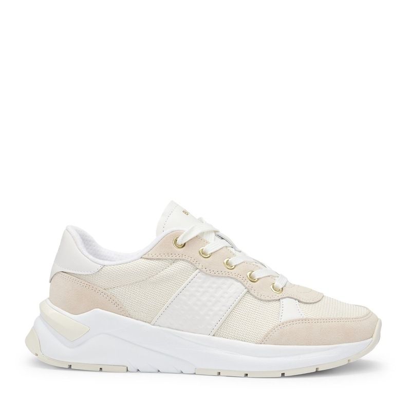 ボス レディース シューズ スニーカー Boss Skylar Trainers Open White ホワイト