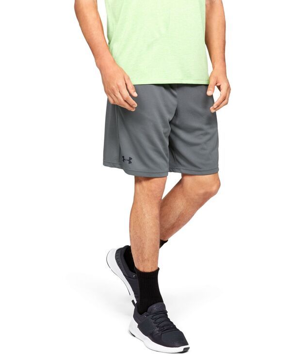 アンダーアーマー メンズ ボトムス ハーフパンツ・ショーツ メッシュ ショートパンツ Under Armour Mens Tech 9 Mesh Shorts Pitch Grey グレー