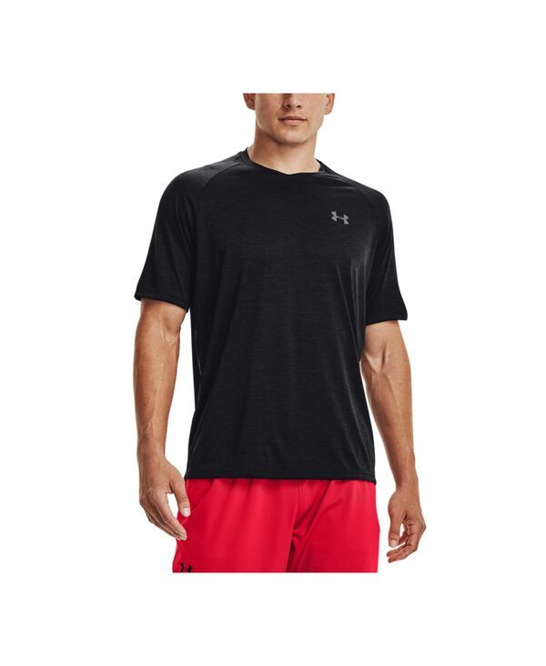アンダーアーマー メンズ トップス Tシャツ Vネック シャツ Under Armour Mens Tech 20 VNeck TShirt Black ブラック