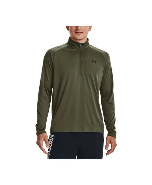 アンダーアーマー メンズ アウター パーカー・スウェット Under Armour Mens UA Tech HalfZip Pullover Od Green Blk グリーン