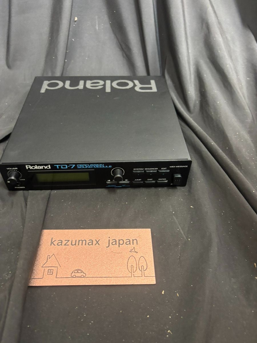 Roland TD-7 動作品 本体のみ 電子ドラム音源モジュール パーカッションサウンドモジュール ローランド（k-763）