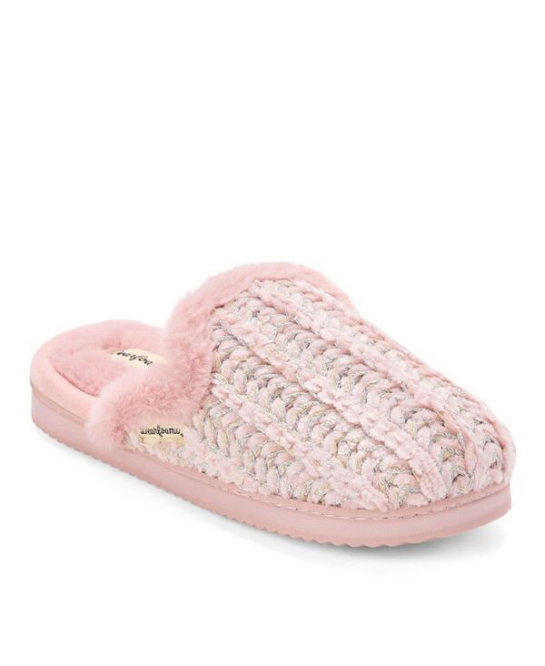 ディアフォームズ レディース シューズ サンダル Dearfoams Womens Paris Chenille Shaped Tab Scuff Slipper Pale mauve 11,300円