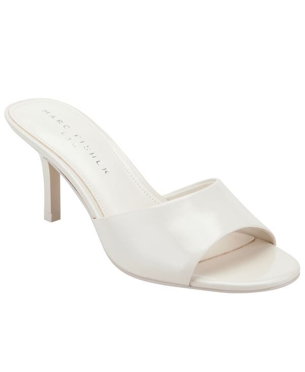 マーク・フィッシャー レディース シューズ サンダル Marc Fisher LTD Womens Finny SlipOn Stiletto Sandals Cream Leather クリーム