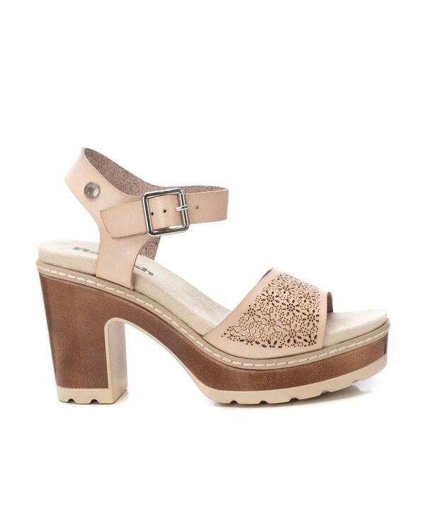 キシタイ レディース シューズ サンダル ヒール Womens Heeled Sandals Refresh By Xti Beige ベージュ