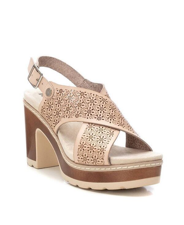 キシタイ レディース シューズ サンダル ヒール Womens Heeled Sandals By Xti Beige ベージュ
