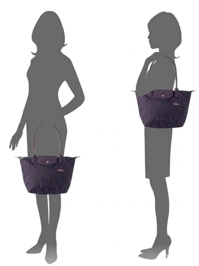 ☆＠ロンシャンSトートバッグLONGCHAMP ル・プリアージュビルべり紫 