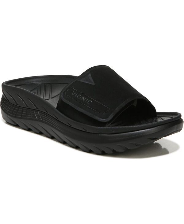バイオニック レディース シューズ スニーカー サンダル Vionic Unisex Rejuvenate Recovery Sandals Blackblack ブラック