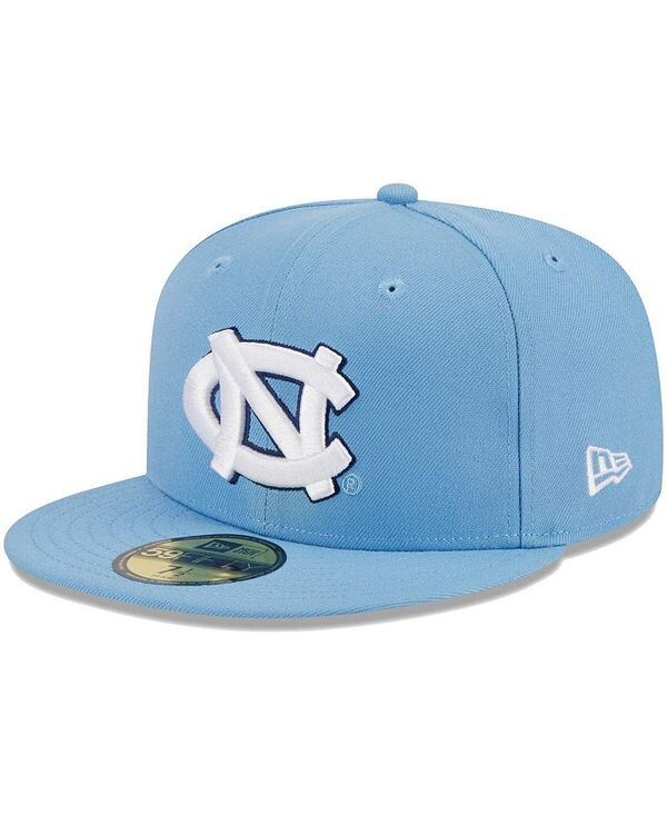 ニューエラ メンズ アクセサリー 帽子 ヒール New Era Mens Light Blue North Carolina Tar Heels 59FIFTY Fitted Hat Light Blue ブルー