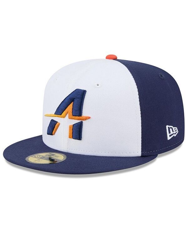 ニューエラ メンズ アクセサリー 帽子 New Era Mens WhiteNavy Houston Astros 2025 City Connect 59FIFTY Fitted Hat White Navy ホワイト