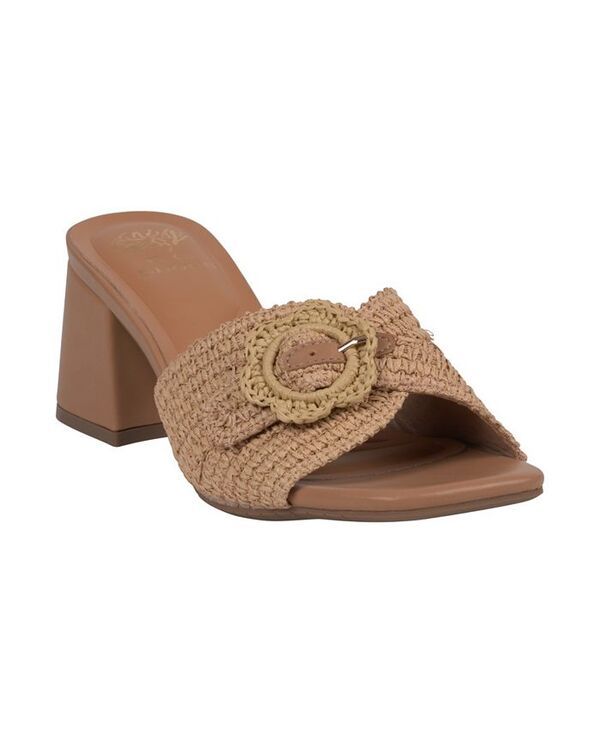 ジーシーシューズ レディース シューズ サンダル ヒール GC Shoes Womens Liza Block Heel Dress Sandals Natural