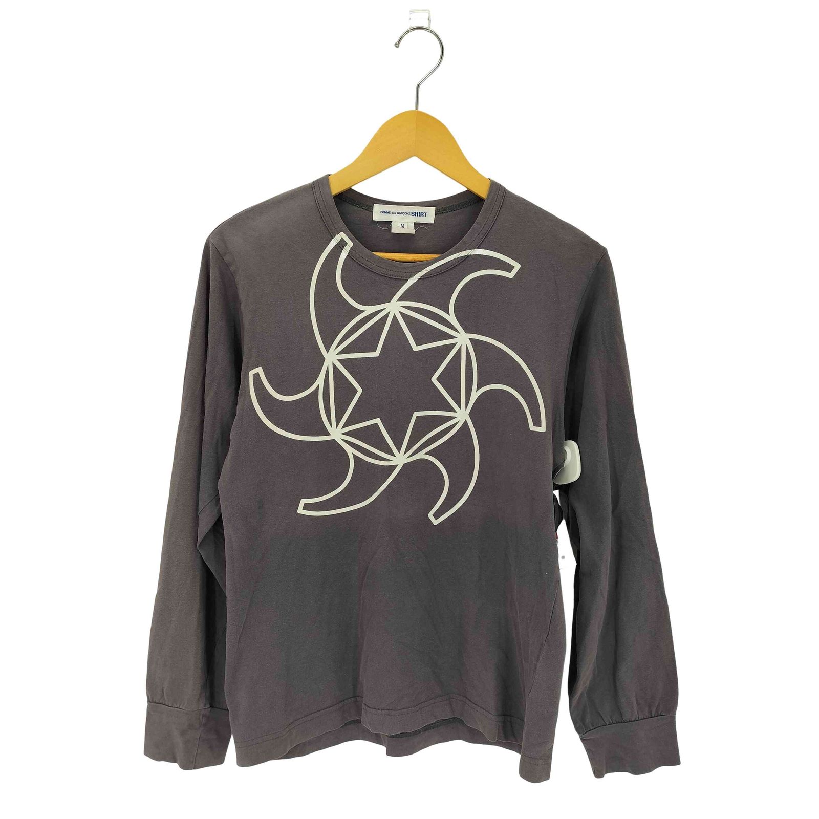 コムデギャルソンシャツ COMME des GARCONS SHIRT スタープリント L/S Tシャツ メンズ M 8,740円