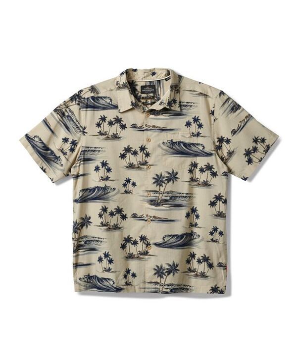 クイックシルバー ウォーター マン メンズ トップス シャツ Quiksilver Waterman Quiksilver Mens Day Dreamin Woven Shirt Pelican