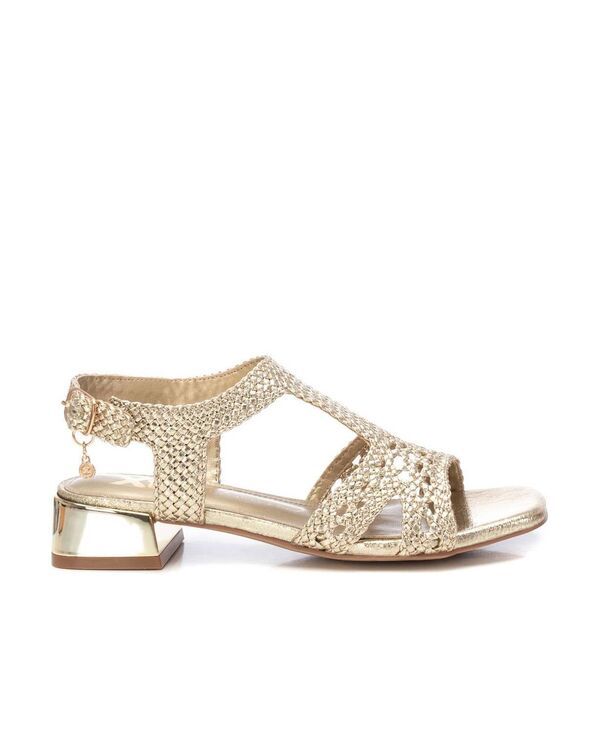 キシタイ レディース シューズ サンダル ヒール XTI Womens Low Heel Sandals Gold ゴールド 26,864円