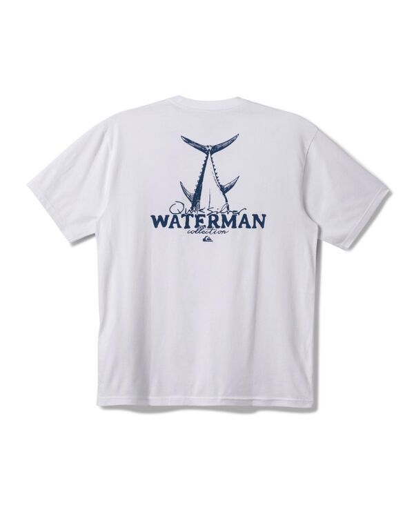 クイックシルバー ウォーター マン メンズ トップス Tシャツ Quiksilver Waterman Quiksilver Mens Core Fisherman Screen TShirt White ホワイト
