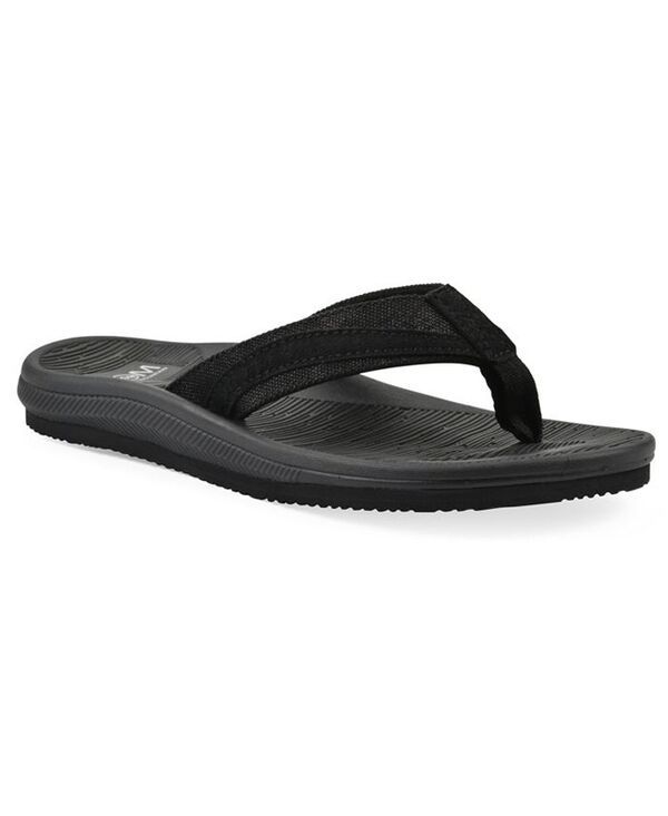ホワイトマウンテン レディース シューズ サンダル White Mountain Womens Bays Round Toe Flat Sandals Black Fabric ブラック